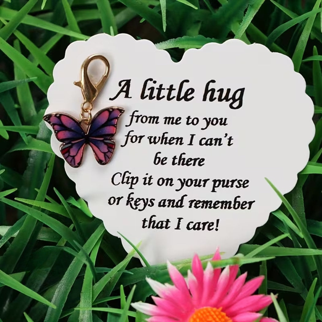 Taphug - Pocket Hug Sweet Butterfly Keychain