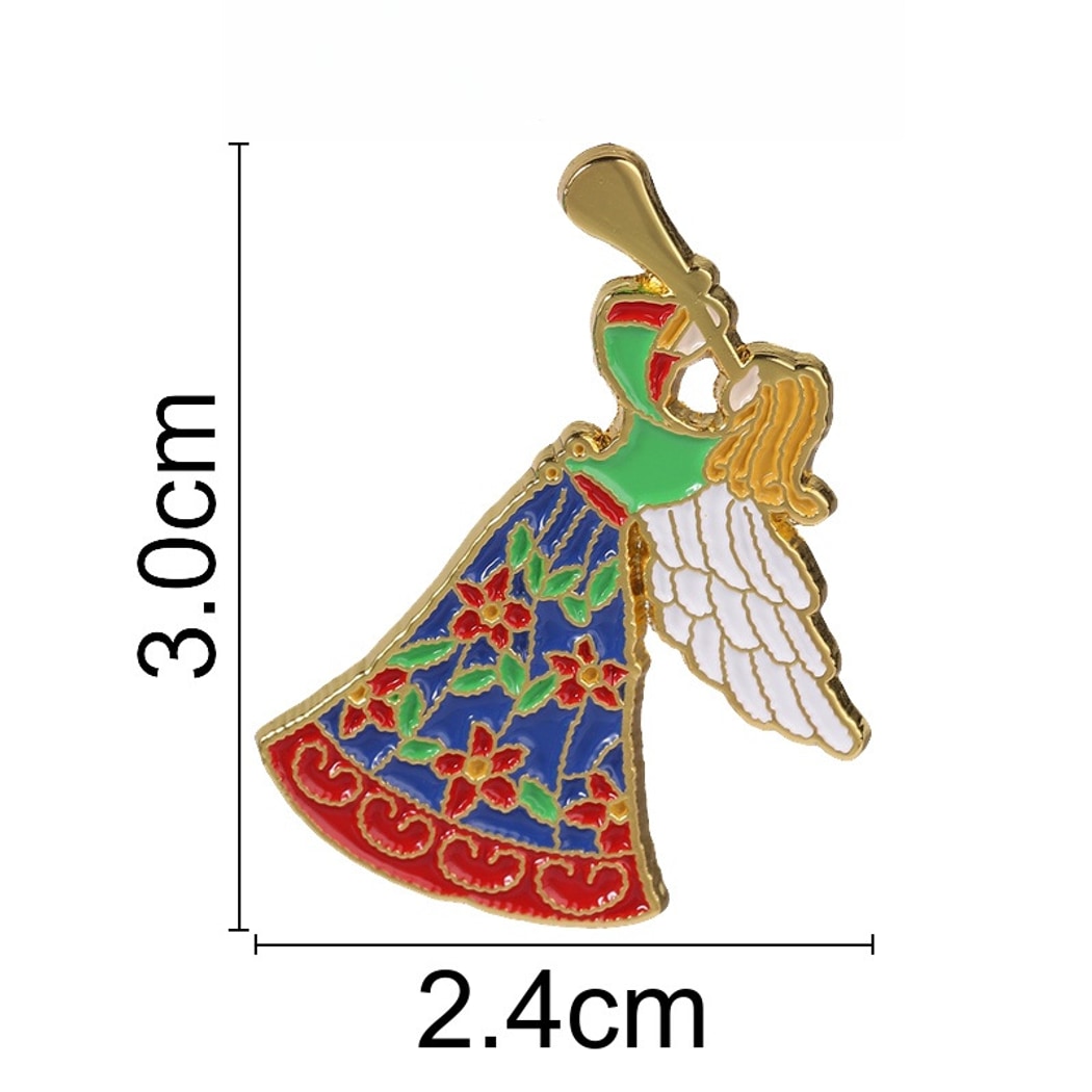 Pinori - Trumpeting Angel Accent Fanshion Pin