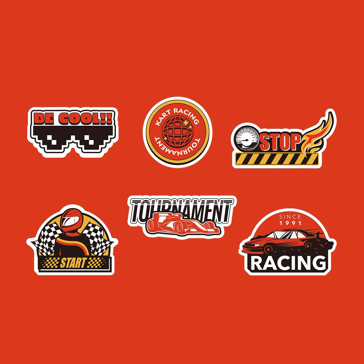 "Adrenaline Rush" Sticker Pack