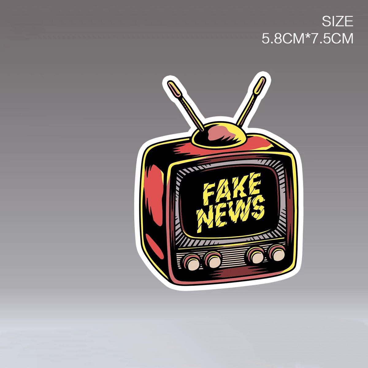 Fake News TV Sticker