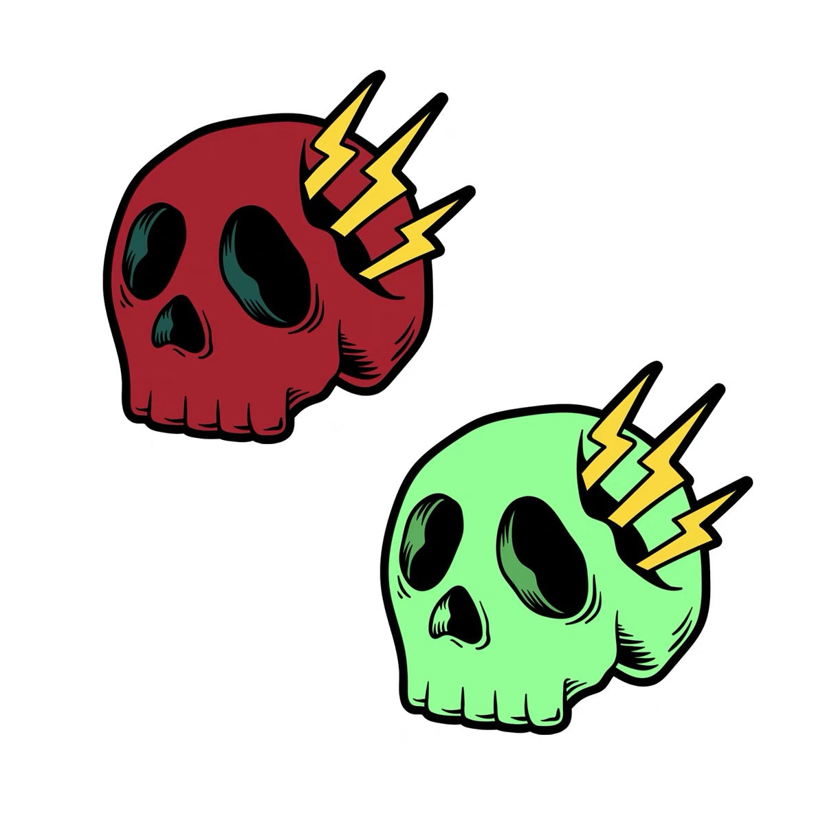 Skull Sticker