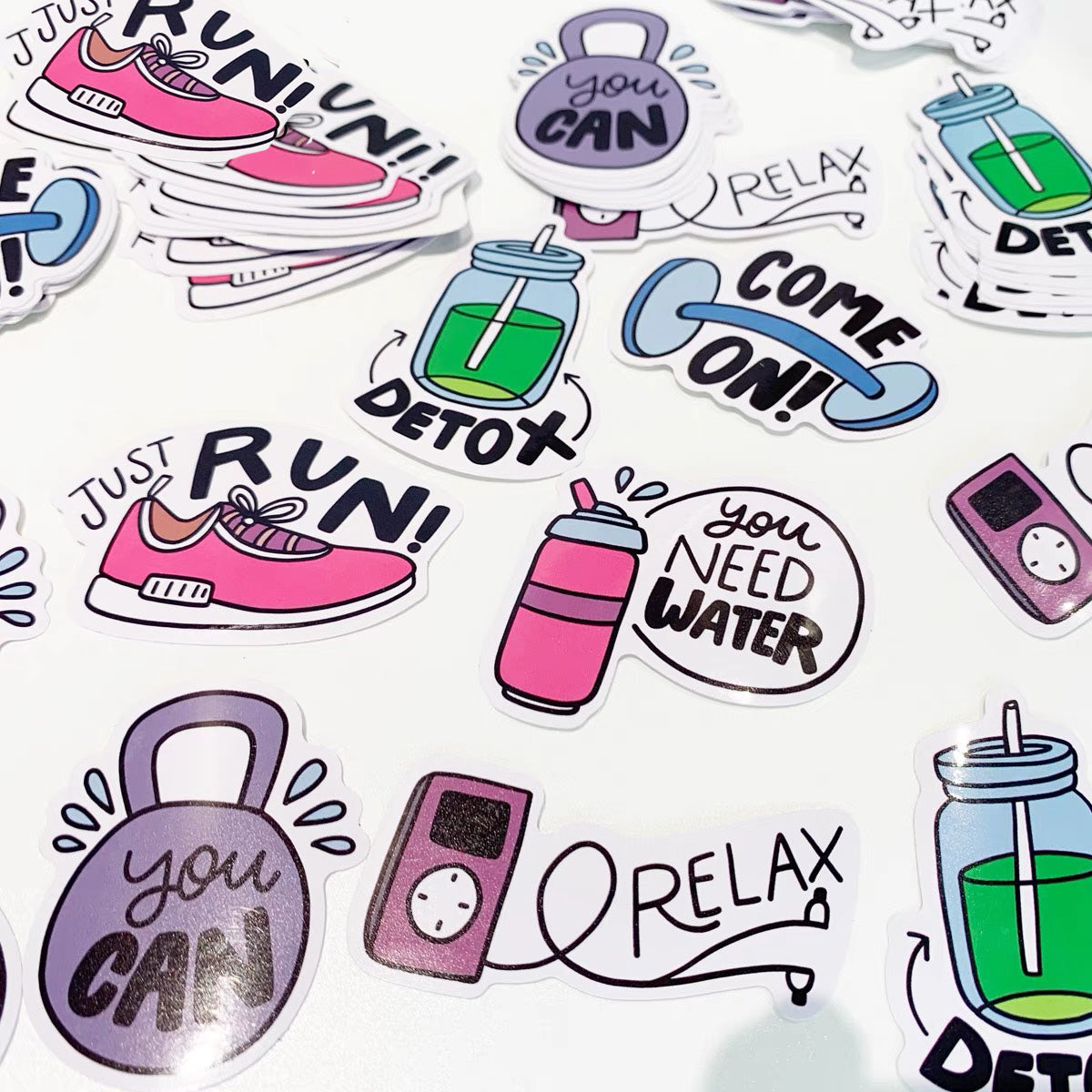 Gym Sticker Set