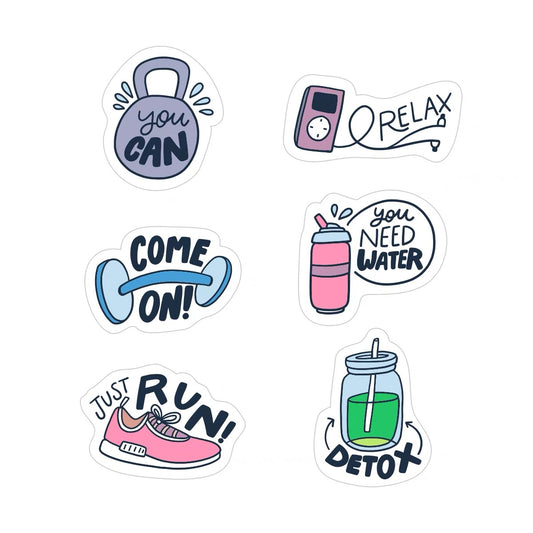 Gym Sticker Set