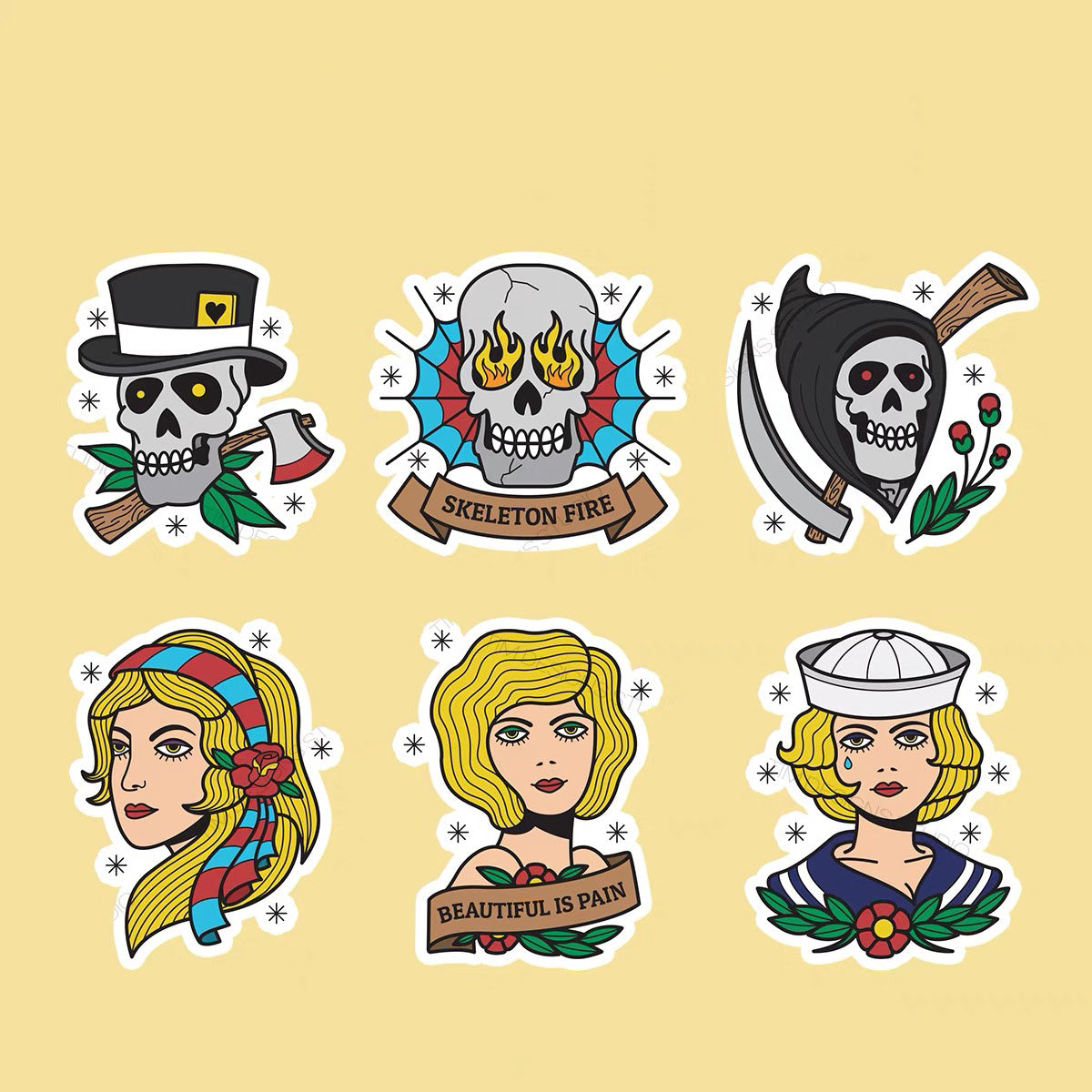 Sail Sticker Set