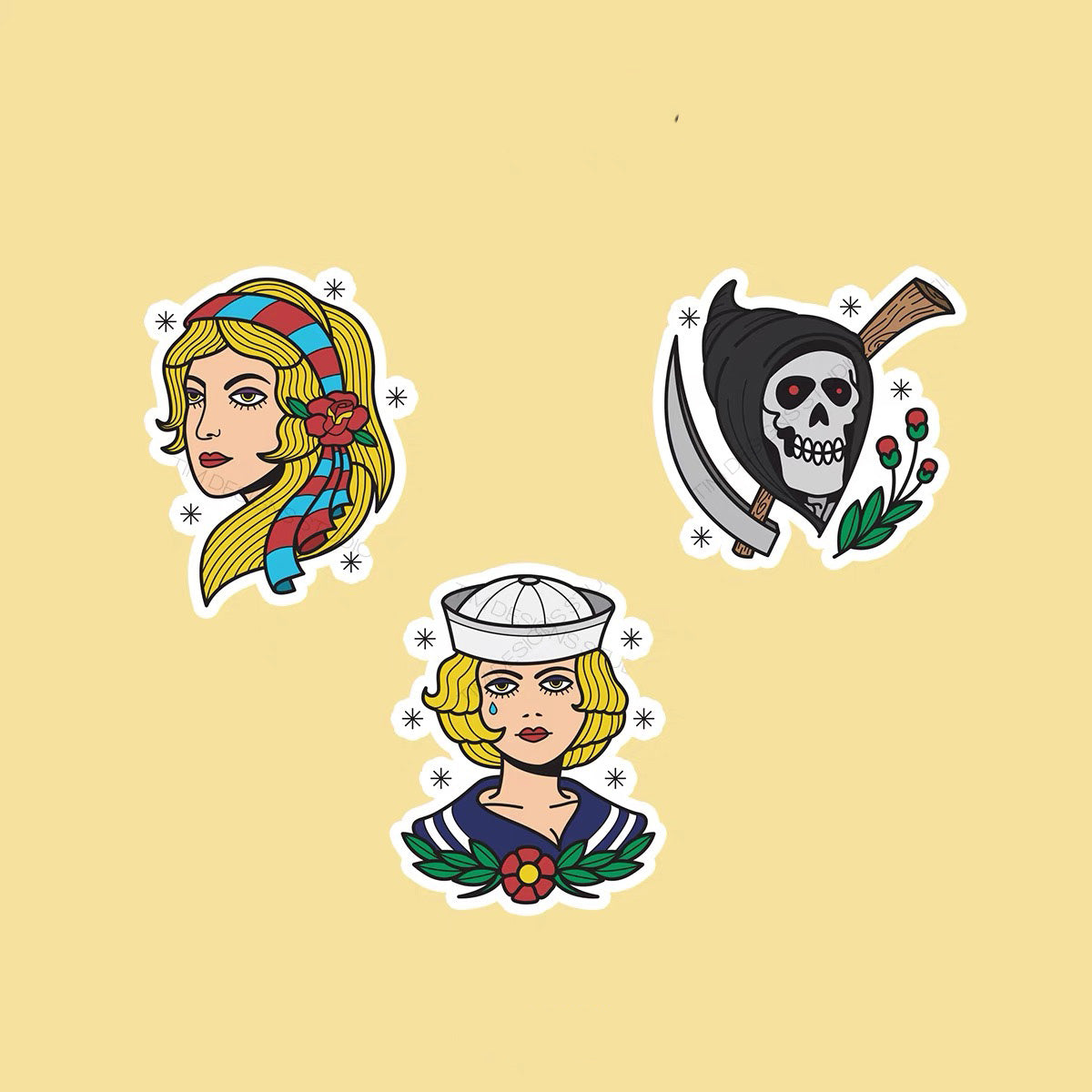 Sail Sticker Set