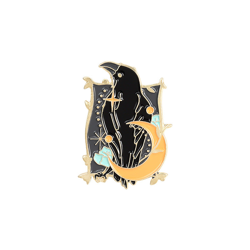 Raven Mystique Metal Pin