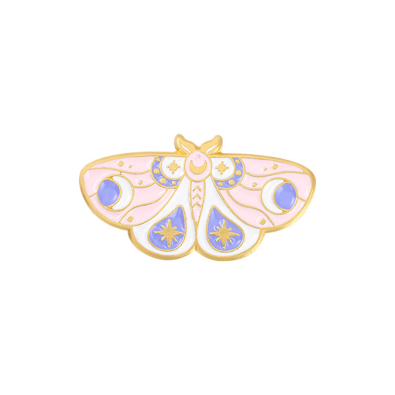 Celestial Moth Alloy Pin