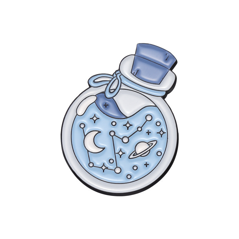 Whimsical Potion & Planet Enamel Pin