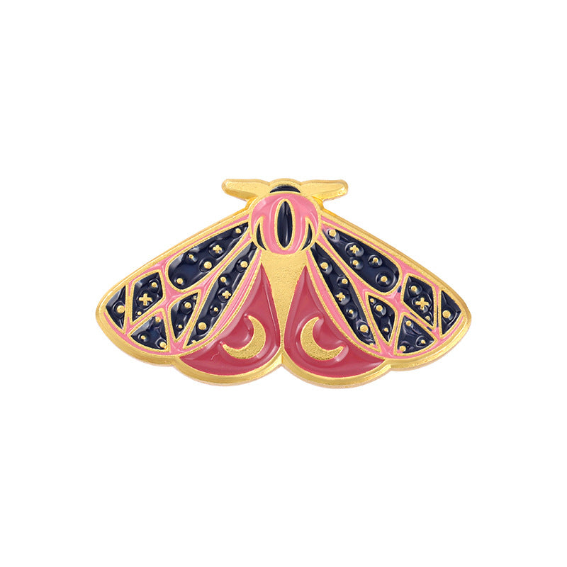 Celestial Moth Alloy Pin