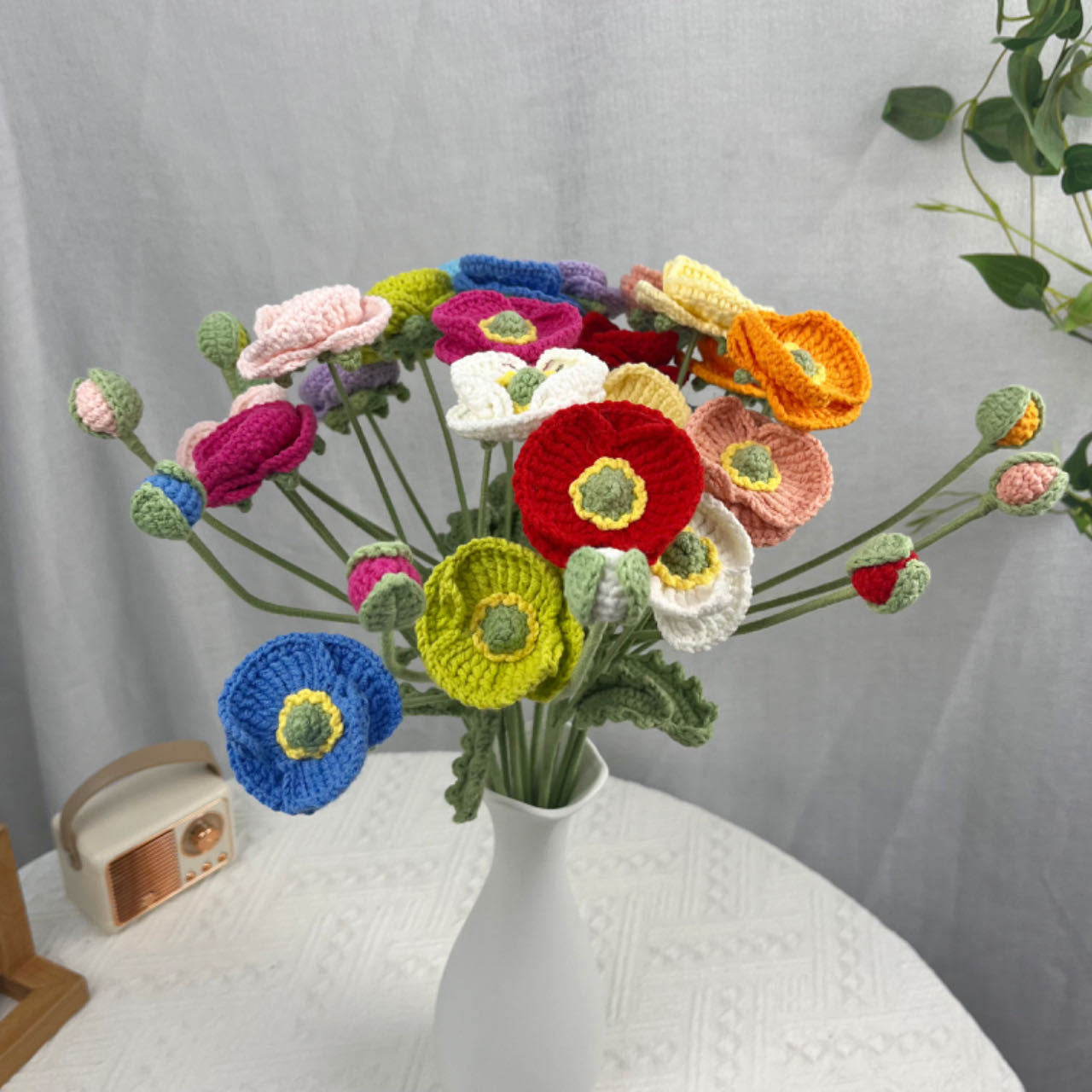 Handcrafted Crochet Flower Bouquet