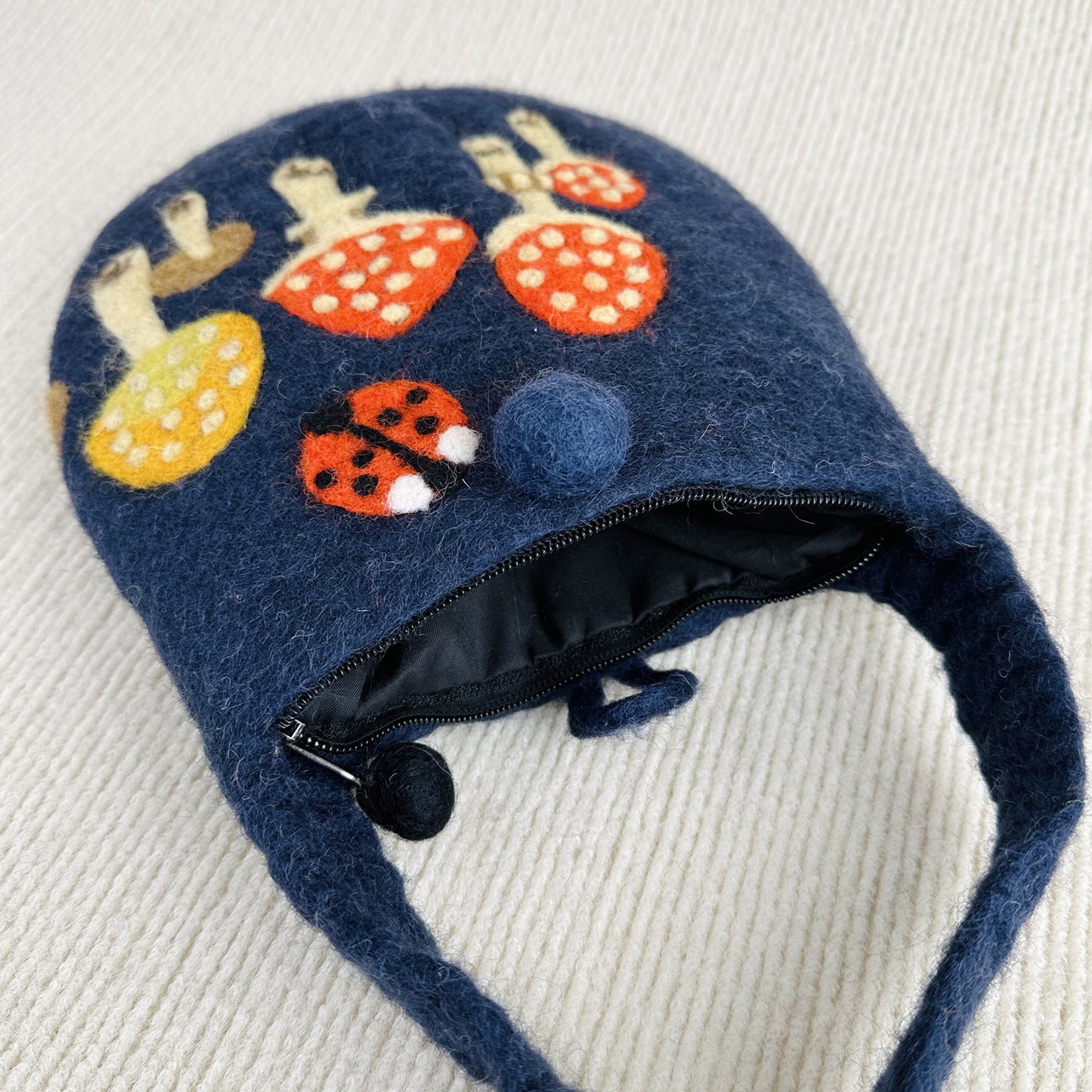 Felt Mushroom Shoulder Bag