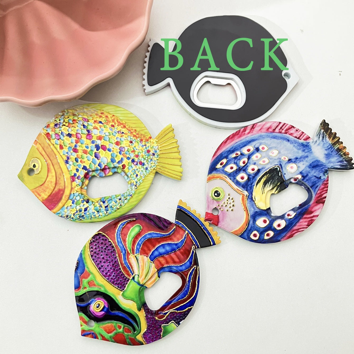 Chubby Fish Refrigerator Magnet & Bottle Opener