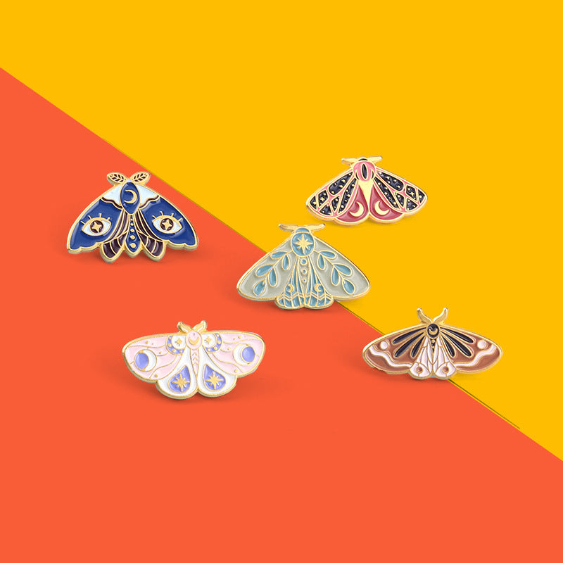 Celestial Moth Alloy Pin