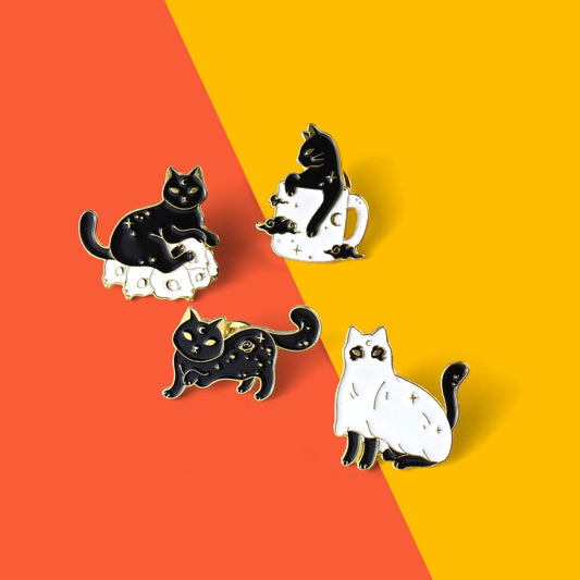 Cosmic Cat Alloy Pin