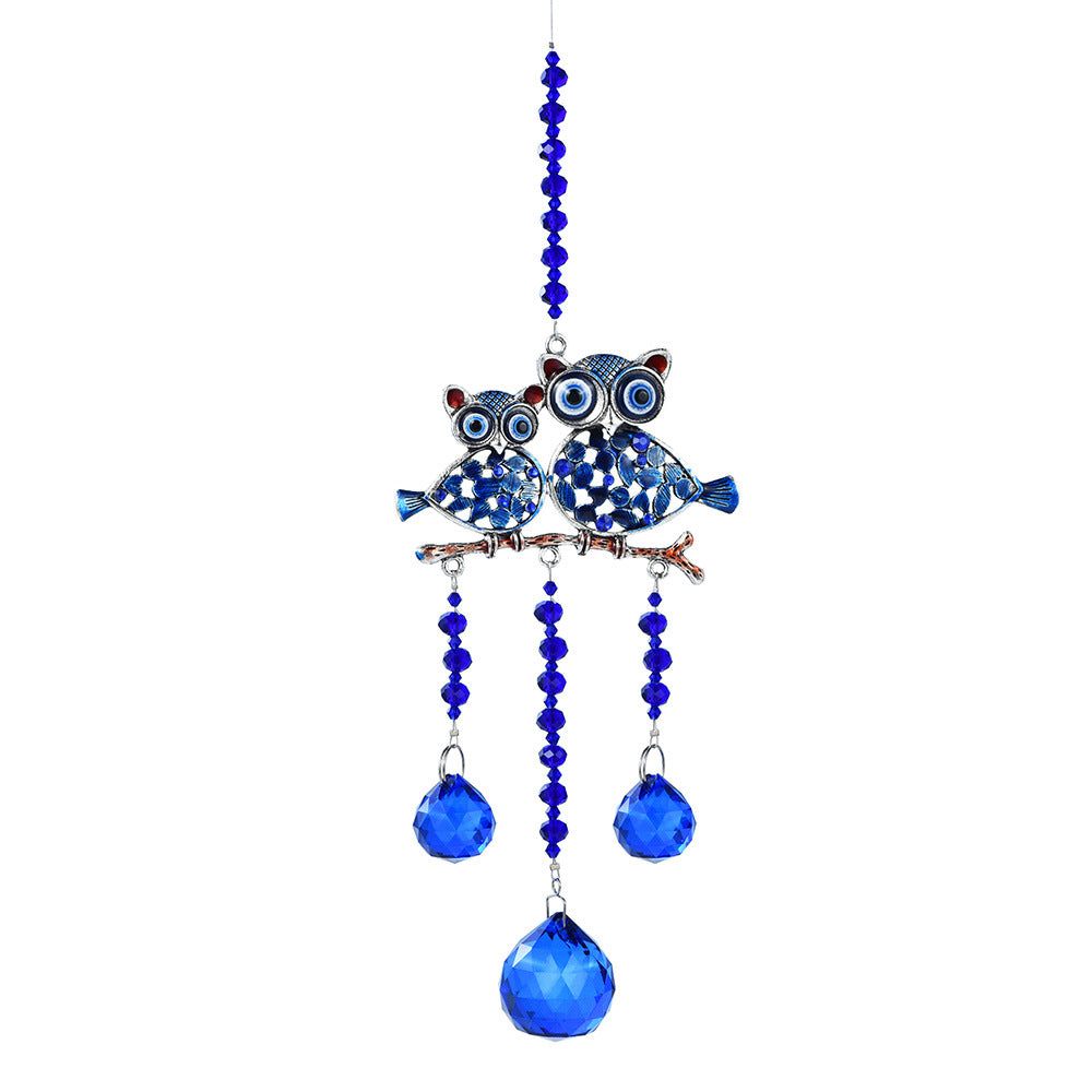 Somnira – Crystal Owl Sun Catcher Wind Chime