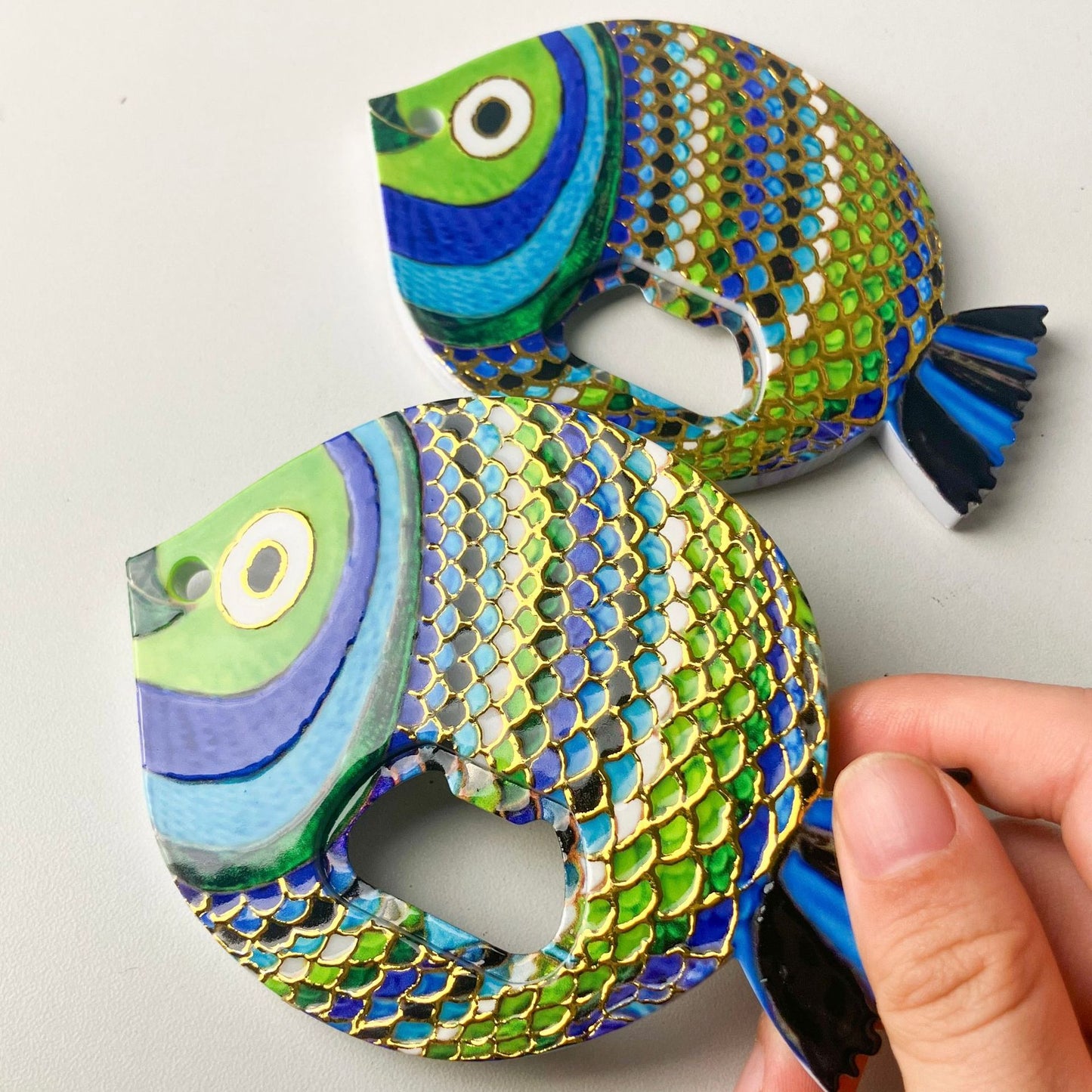 Chubby Fish Refrigerator Magnet & Bottle Opener