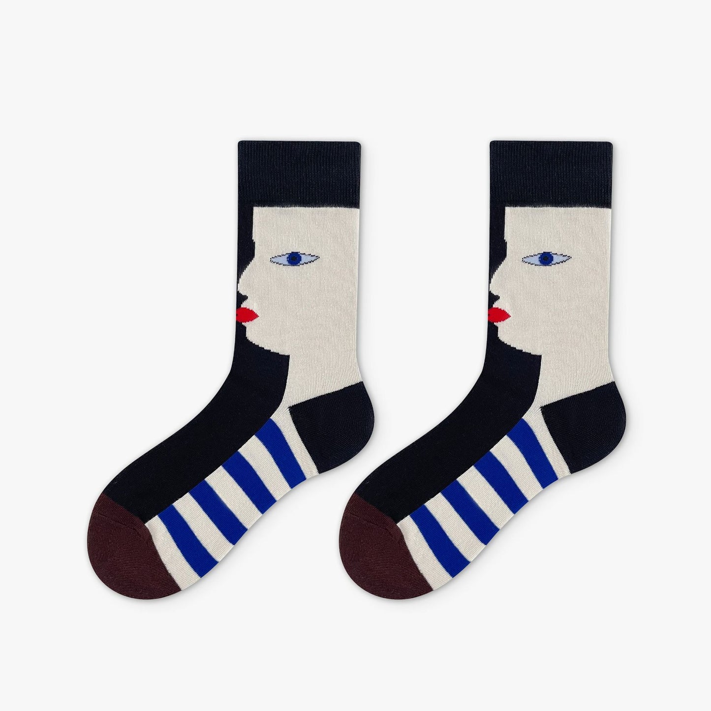 Miski | ArtMuse Face Pattern Socks