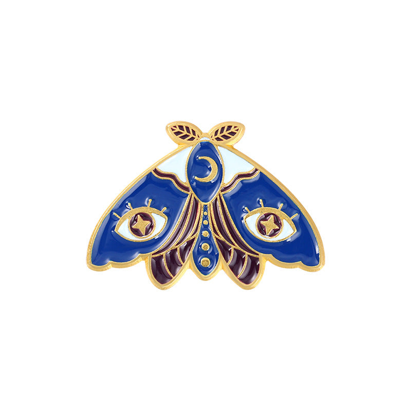 Celestial Moth Alloy Pin