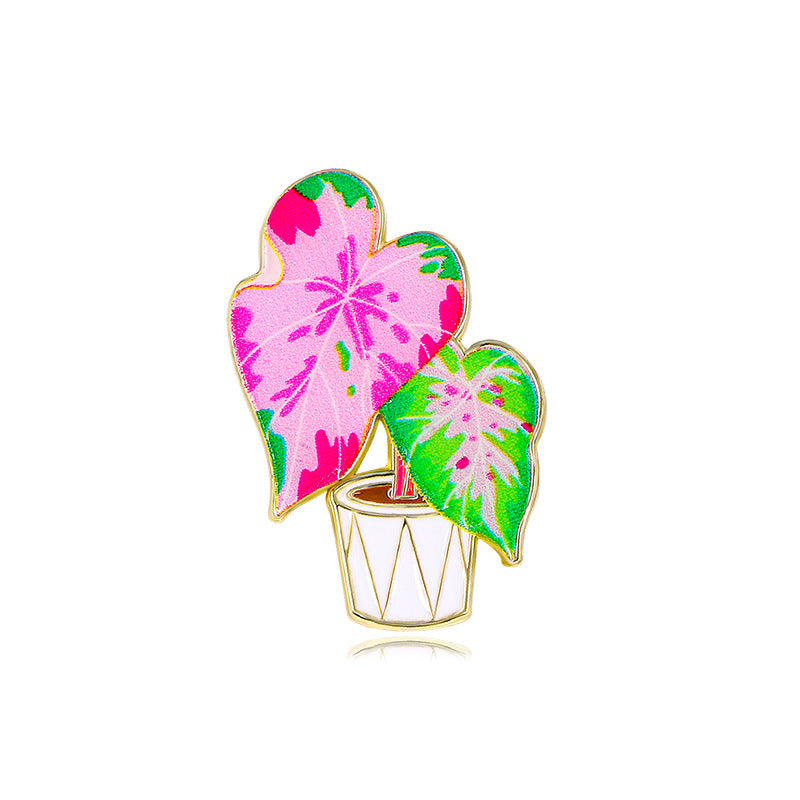 Potted Plant Alloy Pin