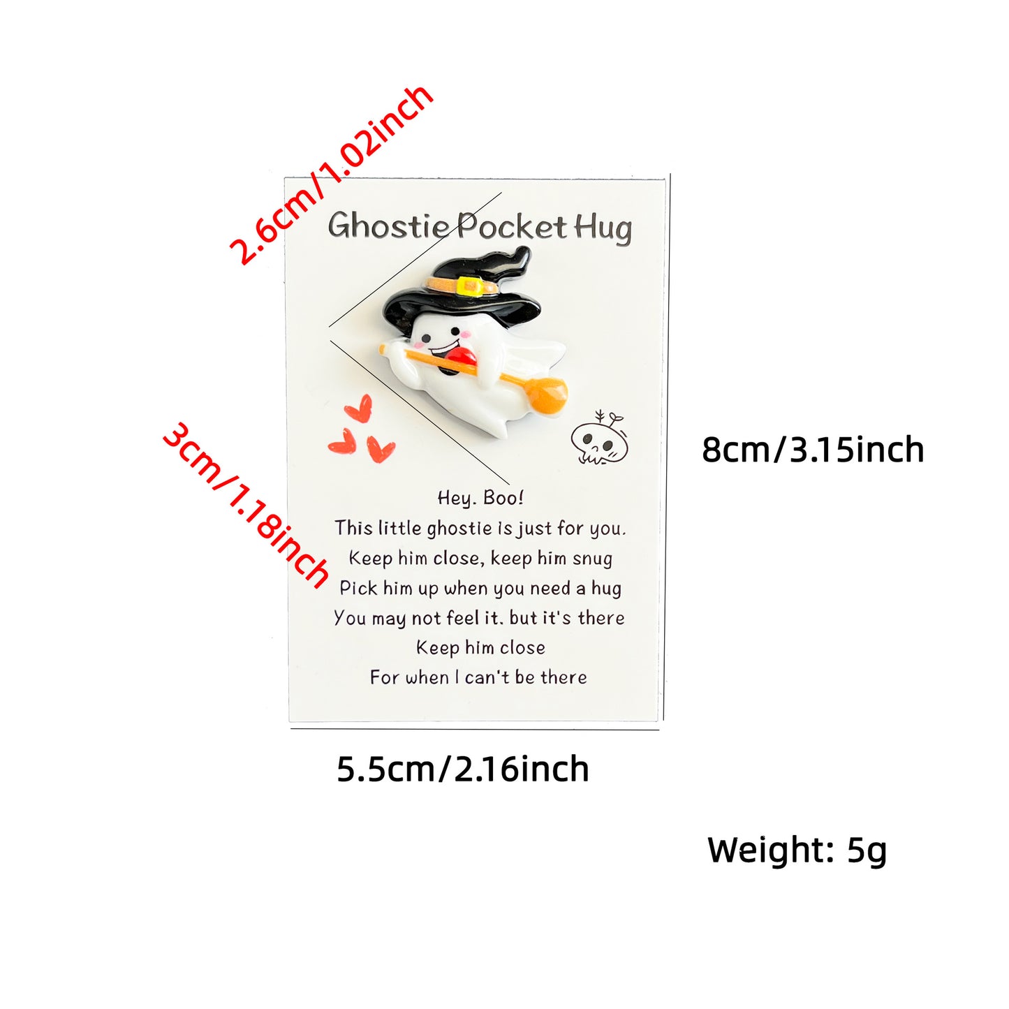 Pocket Hug Ghostie Boo