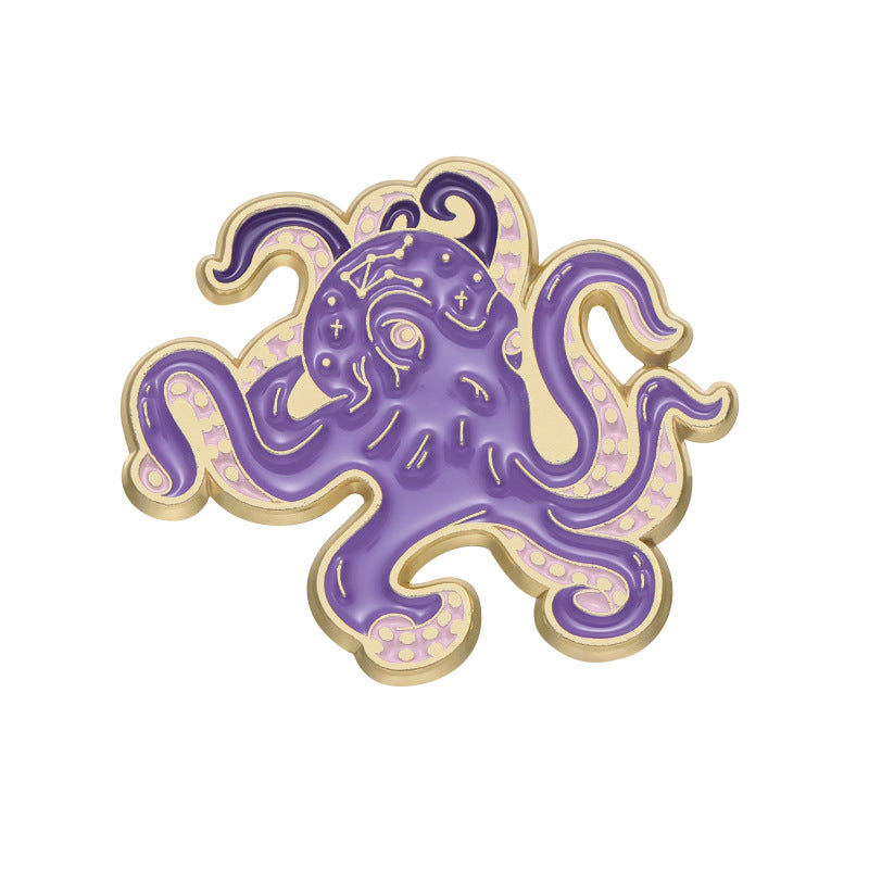 Mystical Sea Creatures Enamel Pins