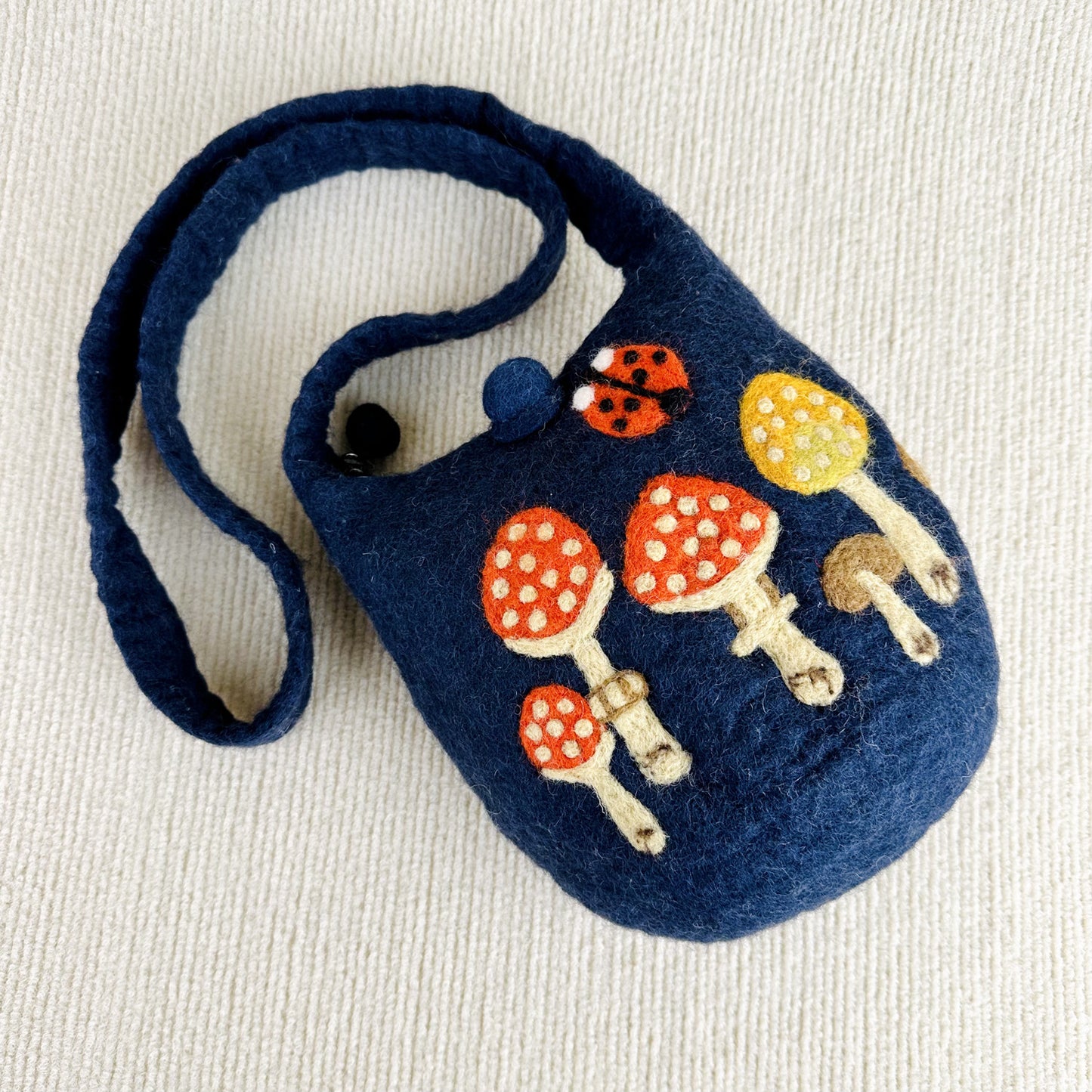 Felt Mushroom Shoulder Bag