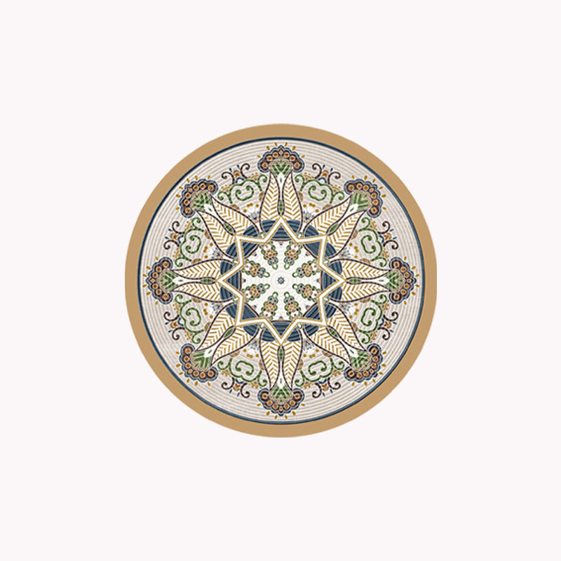 Single Thimara Classic Royal Style round coaster displayed on white background