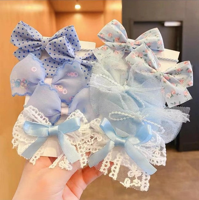 Cico - Cute Handmade Bow Hair Tie Set (10-Pack)