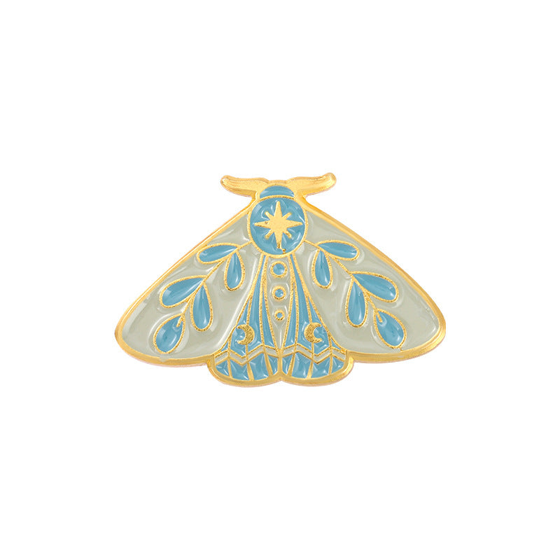 Celestial Moth Alloy Pin