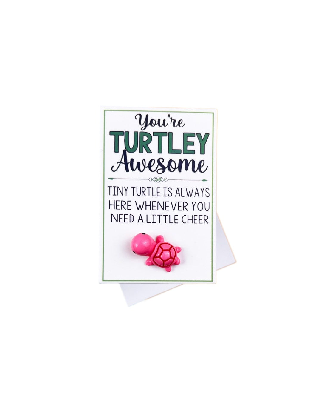 Taphug - Pocket Hug Cute Turtle Encouragement pocket hug card and keepsake token view 11