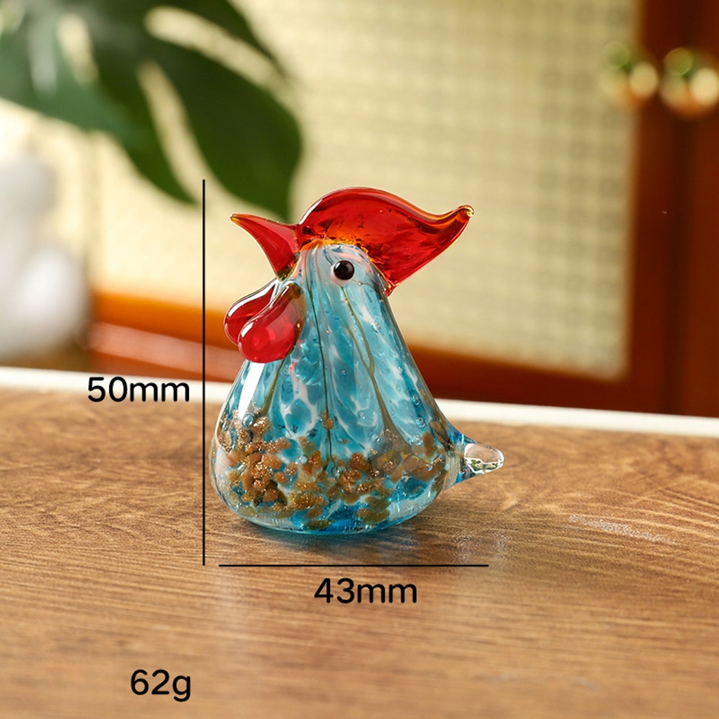 Glasira - Cute Animal Rooster Desk Ornament