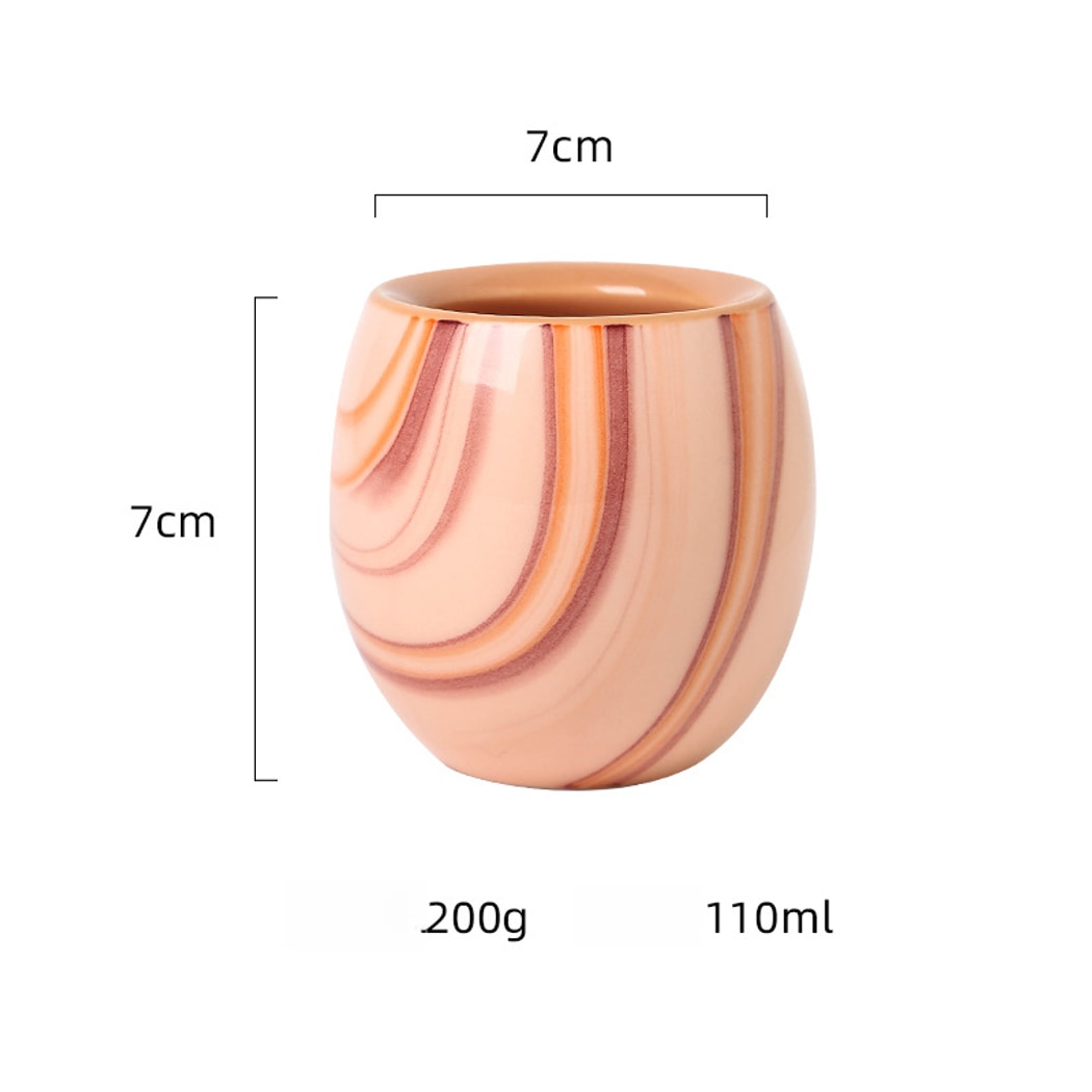 Mivora - Modern Marble Pattern Coffee Tasting Cup