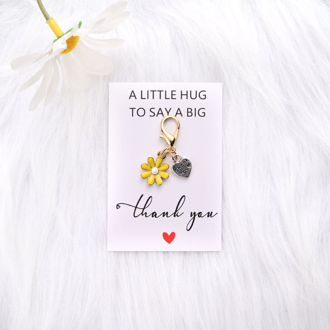 Taphug Pocket Hug card partially inserted in a small envelope