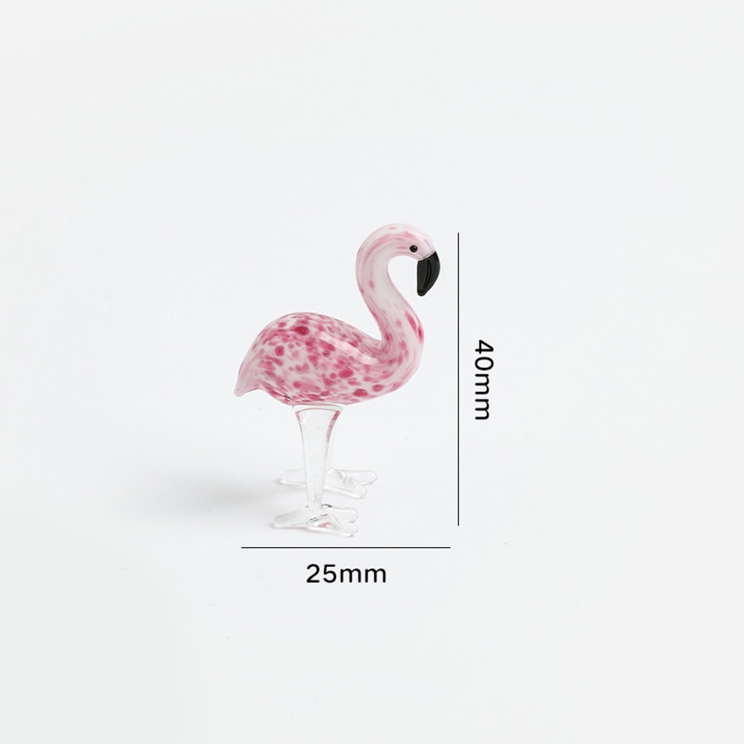 Glasira - Adorable Flamingos Table Ornament