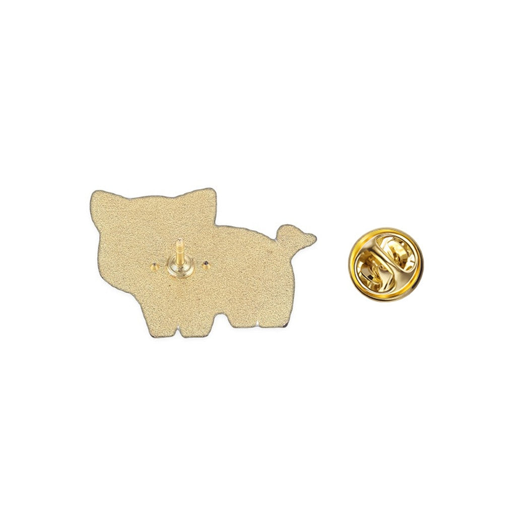 Pinori - Simple Pink Pig Decorative Pin