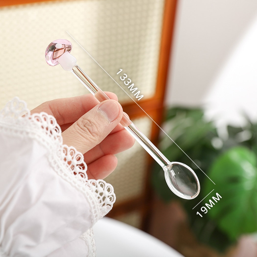 Glasira - Cute Colorful Mushroom Shape Spoon