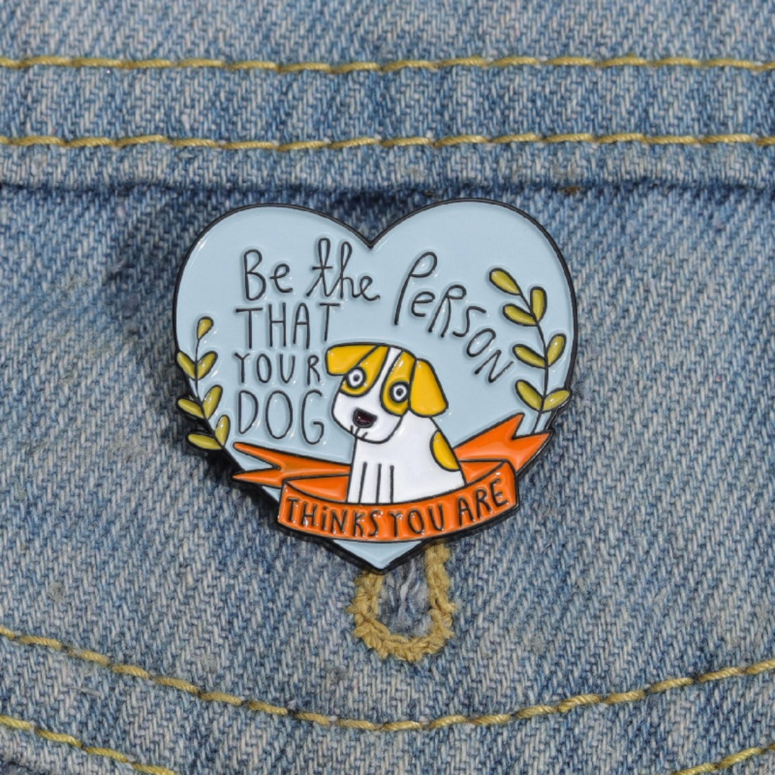 Dog Lover’s Heart Enamel Pin