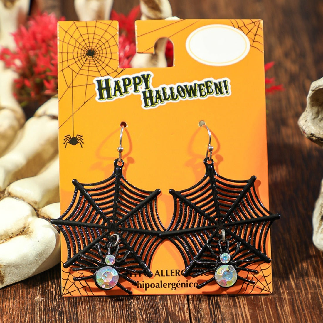 Halloween Spider Earrings