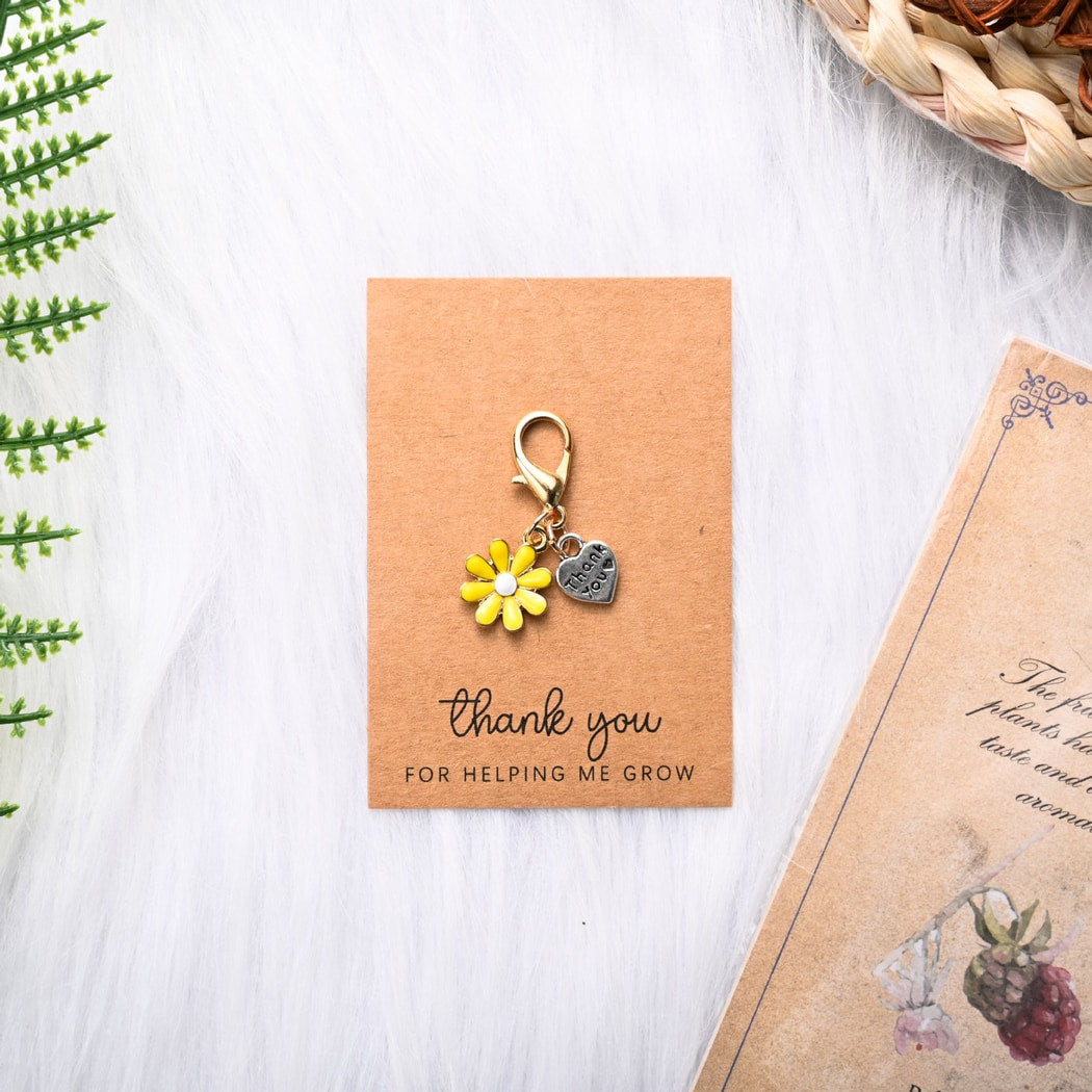 Taphug - Pocket Hug Flower and Heart Keychain