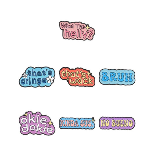 Pinori - Fun Quote Lettering Enamel Pin
