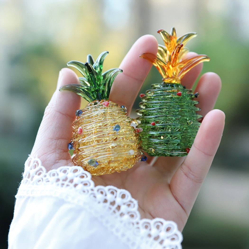 Glasira - Cute Colorful Pineapple Desktop Ornament