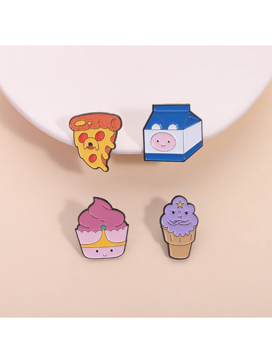 Pinori food shaped style lapel pin displayed on a white background