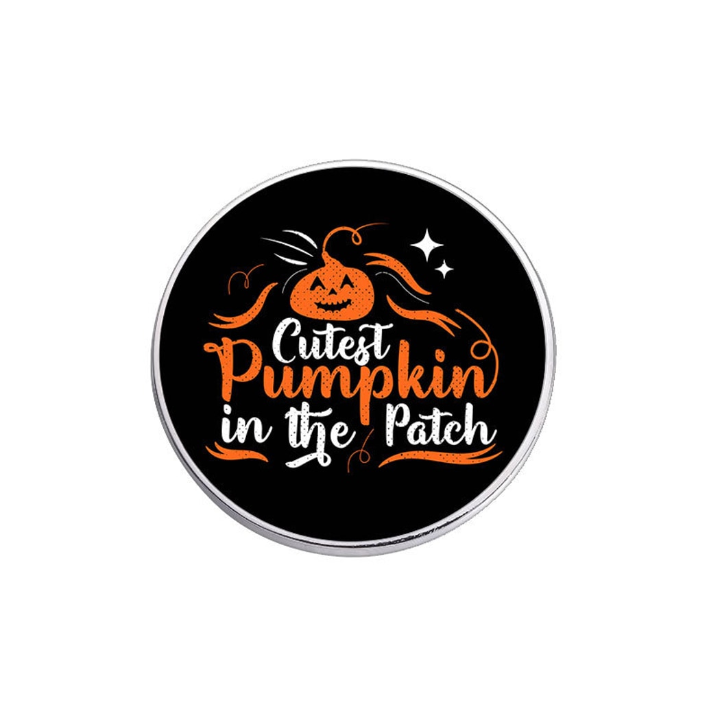 Pinori - Pumpkin Quote Halloween Enamel Pin