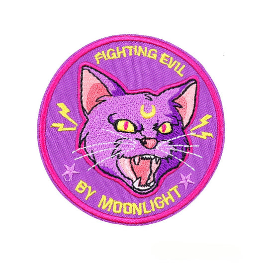 Pikkle |  Moonlight Cat Iron-On Patch