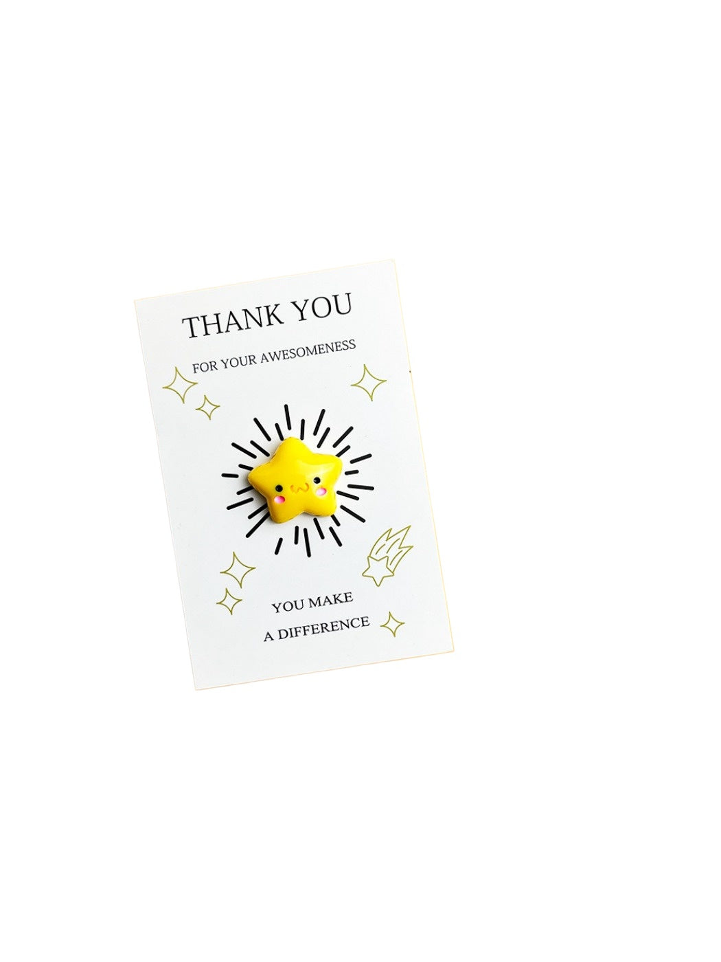 Taphug - Pocket Hug Cute Colorful Star pocket hug card and keepsake token view 9