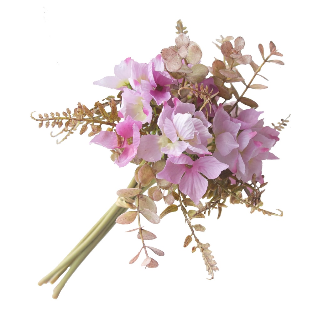Roselle - Pastel-toned Artificial Greenery Hydrangea Bouquet
