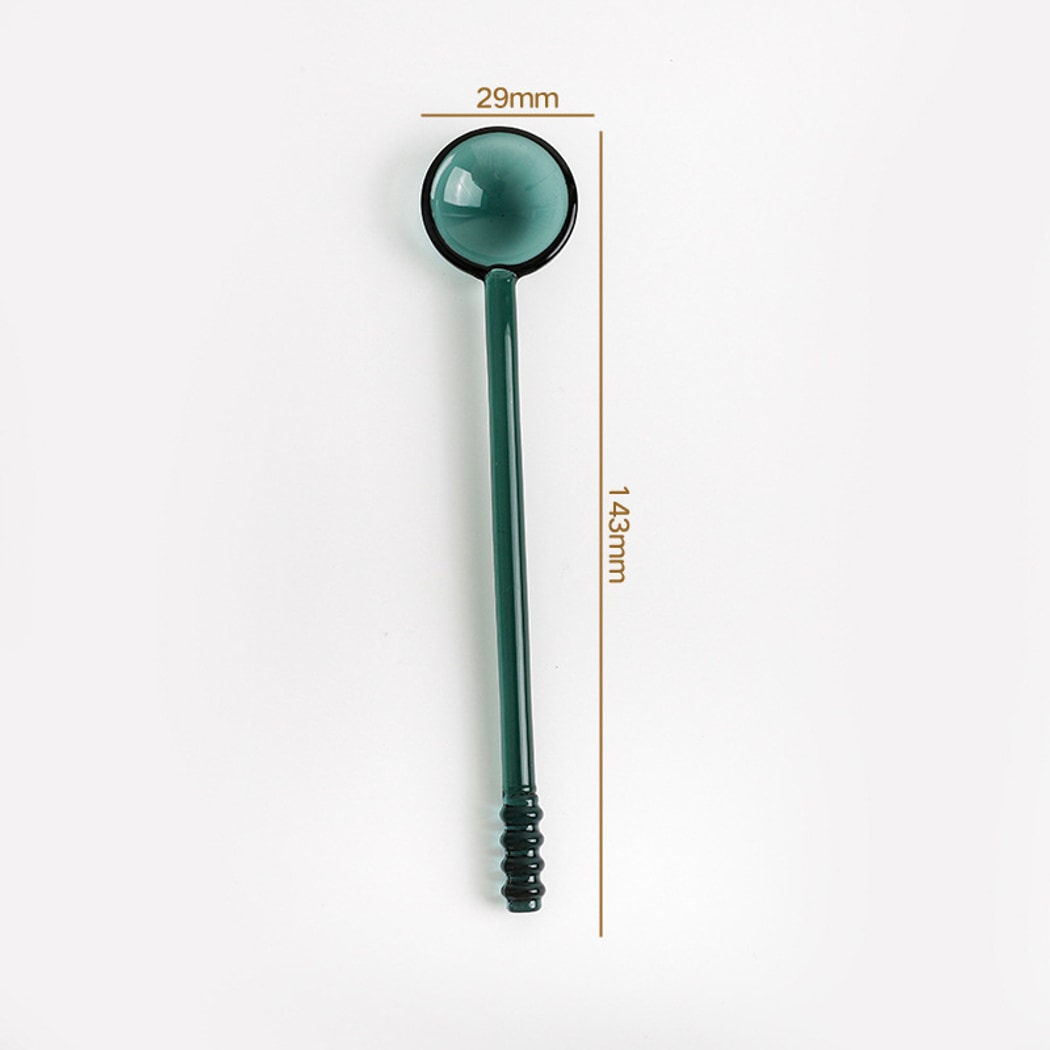 Glasira - Simple Style Colored Long Handle Spoon