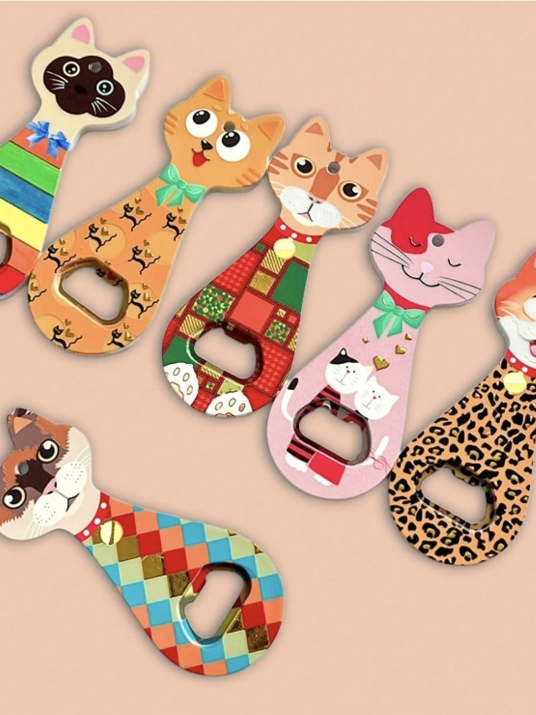 Thimara - Cartoon Cat Head Shape Bottle Opener