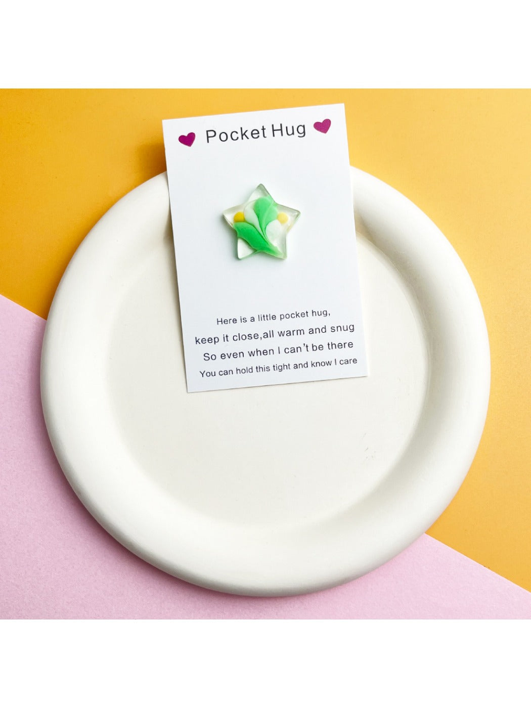 Taphug - Pocket Hug Colorful Resin Star