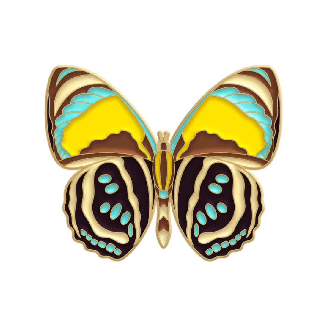 Vibrant Butterfly Enamel Pins